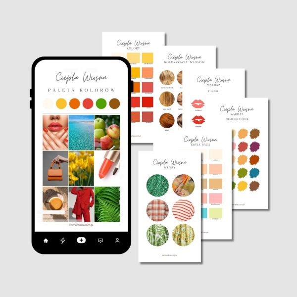 Mobilna paleta kolorystyczna na telefon dla Twojego typu urody